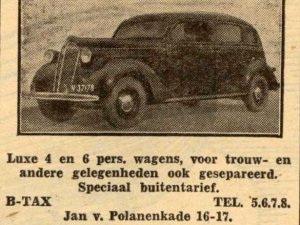 Bron: Bredasche Courant, 18 mei 1937