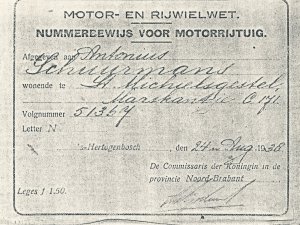 N-51367 Nummerbewijs (bron: heemkundever. Op die Dunghen)