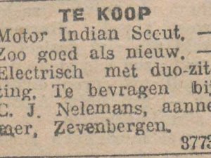 Bron: Dagblad voor Noord-Brabant, 20-08-1923
