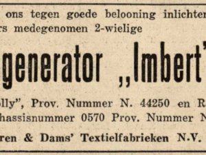 R.A.F. aanhangwagen (bron: Oost-Brabant, 29 jan. 1945)
