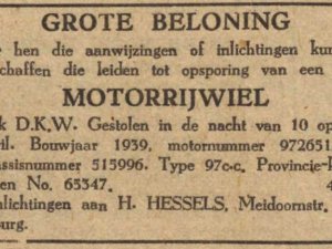 Bron: Nieuwsblad van het Zuiden, 12 apr. 1946