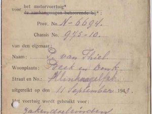 N-6694 Bandenkaart, 1943