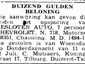 Chevrolet (bron: De Maasbode, 25 juli 1945)