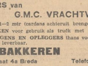 Advertentie Bredasche Courant, 3 december 1945