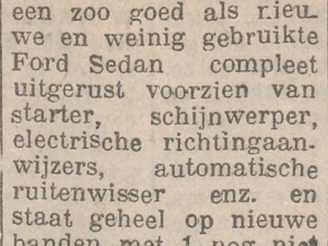 Advertentie Dagblad van Noord-Brabant, 16 maart 1929 (bron: Delpher.nl)