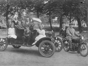 Indian motorfiets (bron: collectie familie Van Hout)