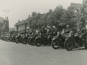 Harley-Davidson (Foto: Mogelijk Paul Kessels. Bron: Regionaal Archief Tilburg)