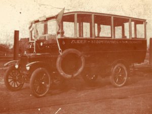 T Ford met kenteken N-15965 van ZSM (originele foto: Collectie Piet Janssens)
