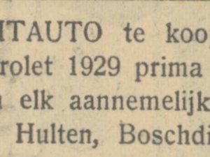 Bron: Eindhovensch Dagblad, 12 sept. 1931