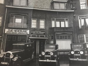 Citroën Six en 2x Opel 1,8 (Bron: collectie Karel Vermeer; via Conam)