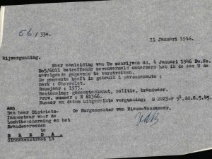Bron: West-Brabants Archief, archief gemeentebestuur Nieuw-Vossemeer 1811-1950)