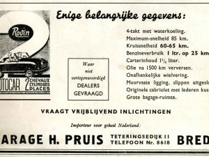 Advertentie, 1949