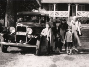 De Chevrolet van Van Ginneken was een van de vermiste auto's (collectie Hoedelmans)