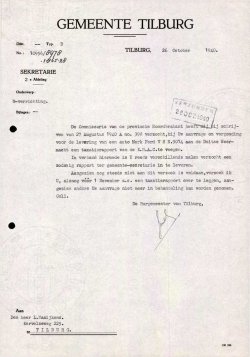 Bron: Regionaal Archief Tilburg, Archief gemeentebestuur Tilburg 1938-1985, inv. nr. 5630, scan 62