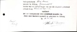 Verklaring van eigendom van Chevrolet 1938 (Bron: Regionaal Archief Tilburg, Archief gemeentebestuur Tilburg 1938-1985, inv. nr. 5631, scan 164)