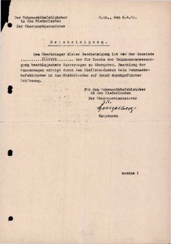 Bijlage bij overeenkomst van beschikbaarstelling (Bron: Regionaal Archief Tilburg, Archief gemeentebestuur Tilburg 1938-1985, inv. nr. 5633, scan 123)