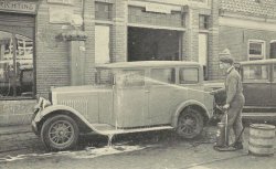 Autowassen bij garage Van Schaik, Saval (Rijsbergen)