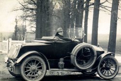 Onbekende Duitse auto, omgebouwd tot two-seater