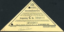Rijvergunning, 1940