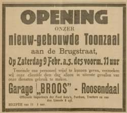 Advertentie opening