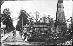 De boortoren in Helenaveen (coll. A. Vervuurt)