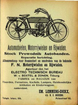 FN (bron: Adresboek Roosendaal, 1914)