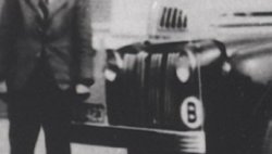 Detail van de foto van de bus 