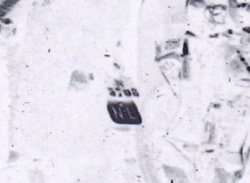 Detail (negatief) van foto 1