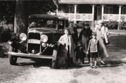 De Chevrolet van Van Ginneken was een van de vermiste auto's (collectie Hoedelmans)