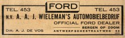Advertentie van Wieleman's Automobielbedrijf