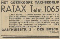 Bron: Prov. Noordbr. en 's Bossche Courant, 28 nov. 1934