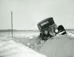 Van de weg geraakt in Beieren