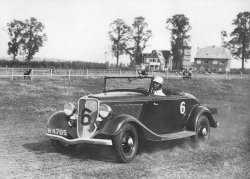 Tijdens de 5e Alpenrit, 1933