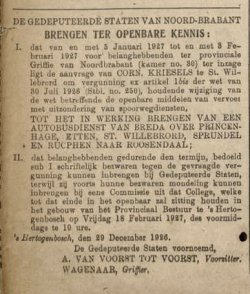 Bron: De Grondwet, 31 dec. 1926