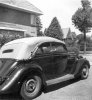 De cabrio in 1949 (foto: Collectie Malinda Keizer-Beekman)