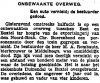 Krantenbericht ongeval M. Rombauts (Collectie K. van Poppel)